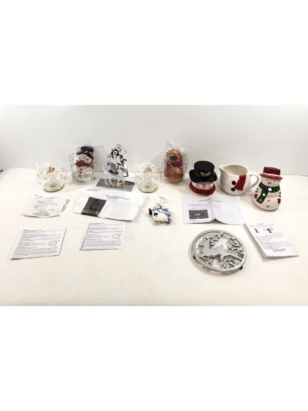 Avon Christmas Holiday Decor Bundle NEW Mug Trivet LED Reindeer Ornaments